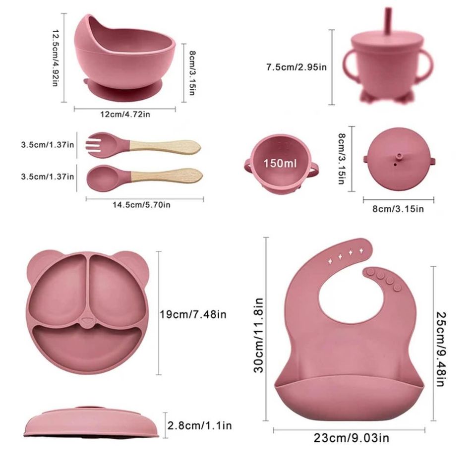 Kit De Alimentacion Para Bebes 10 Piezas